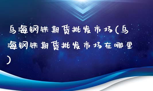 乌海钢铁期货市场(乌海钢铁期货市场在哪里)_https://www.gnhpgy.com_恒指期货_第1张