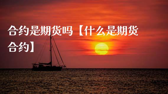 合约是期货吗【什么是期货合约】_https://www.gnhpgy.com_道指期货_第1张