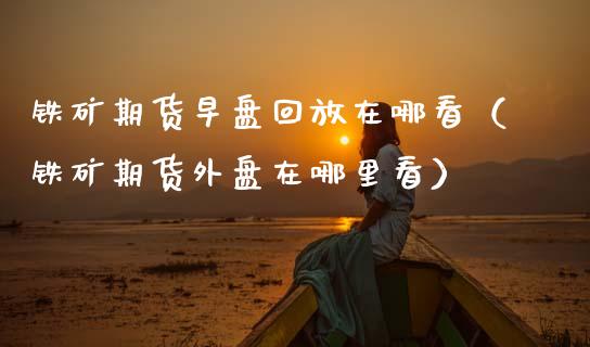 铁矿期货早盘回放在哪看（铁矿期货外盘在哪里看）_https://www.gnhpgy.com_黄金期货_第1张