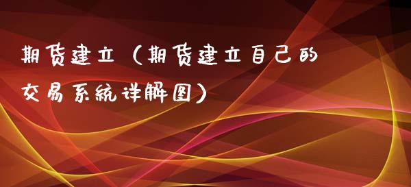 期货建立（期货建立自己的交易系统详解图）_https://www.gnhpgy.com_纳指期货_第1张