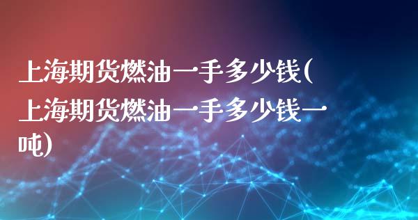 上海期货燃油一手多少钱(上海期货燃油一手多少钱一吨)_https://www.gnhpgy.com_纳指期货_第1张