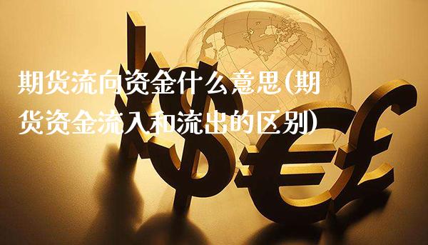 期货流向资金什么意思(期货资金流入和流出的区别)_https://www.gnhpgy.com_黄金期货_第1张