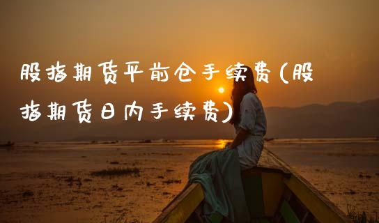 股指期货平前仓手续费(股指期货日内手续费)_https://www.gnhpgy.com_期货百科_第1张