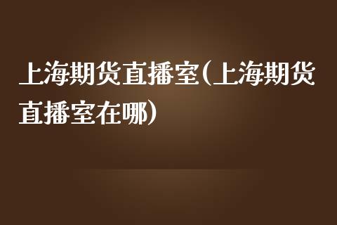 上海期货直播室(上海期货直播室在哪)_https://www.gnhpgy.com_恒指期货_第1张