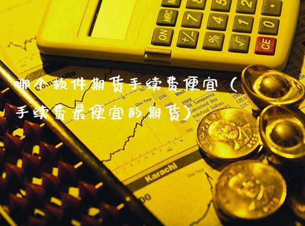 哪个软件期货手续费便宜（手续费最便宜的期货）_https://www.gnhpgy.com_原油期货_第1张
