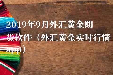 2019年9月外汇黄金期货软件（外汇黄金实时行情app）_https://www.gnhpgy.com_期货知识_第1张
