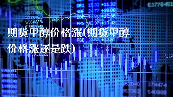 期货甲醇价格涨(期货甲醇价格涨还是跌)_https://www.gnhpgy.com_期货知识_第1张
