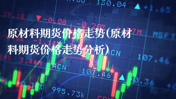 原材料期货价格走势(原材料期货价格走势分析)_https://www.gnhpgy.com_黄金期货_第1张
