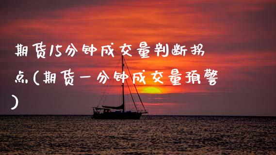 期货15分钟成交量判断拐点(期货一分钟成交量预警)_https://www.gnhpgy.com_黄金期货_第1张
