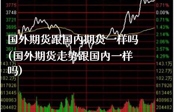 国外期货跟国内期货一样吗(国外期货走势跟国内一样吗)_原油期货_第1张_公牛期货直播室 国外期货跟国内期货一样吗(国外期货走势跟国内一样吗)_https://www.gnhpgy.com_原油期货_第1张