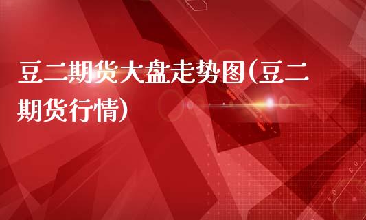 豆二期货大盘走势图(豆二期货行情)_https://www.gnhpgy.com_期货百科_第1张