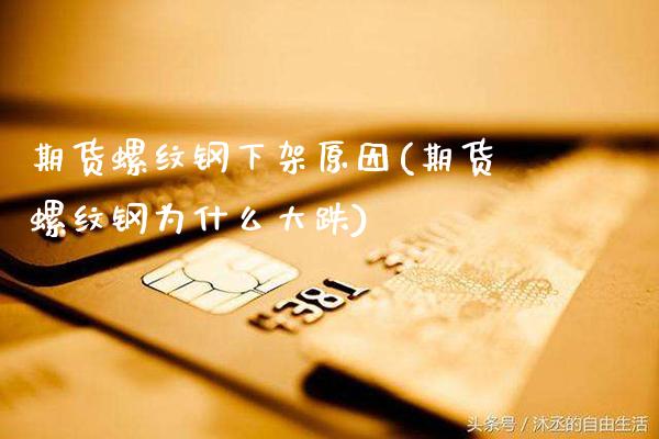 期货螺纹钢下架原因(期货螺纹钢为什么大跌)_https://www.gnhpgy.com_德指期货_第1张