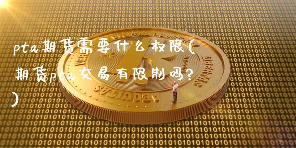pta期货需要什么权限(期货pta交易有限制吗?)_https://www.gnhpgy.com_纳指期货_第1张