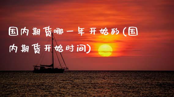 国内期货哪一年开始的(国内期货开始时间)_https://www.gnhpgy.com_道指期货_第1张