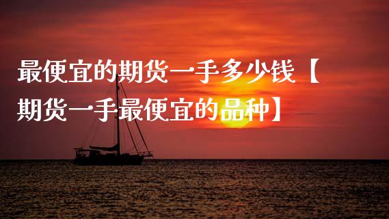 最便宜的期货一手多少钱【期货一手最便宜的品种】_https://www.gnhpgy.com_期货知识_第1张