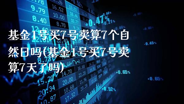 基金1号买7号卖算7个自然日吗(基金1号买7号卖算7天了吗)_道指期货_第1张_公牛期货直播室 基金1号买7号卖算7个自然日吗(基金1号买7号卖算7天了吗)_https://www.gnhpgy.com_道指期货_第1张