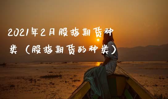 2021年2月股指期货种类（股指期货的种类）_https://www.gnhpgy.com_股指期货_第1张