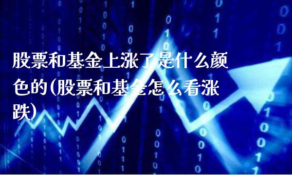 股票和基金上涨了是什么颜色的(股票和基金怎么看涨跌)_https://www.gnhpgy.com_恒指期货_第1张