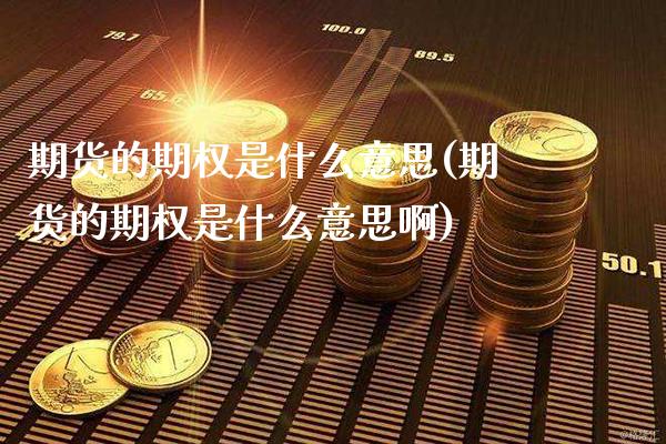 期货的期权是什么意思(期货的期权是什么意思啊)_https://www.gnhpgy.com_股指期货_第1张