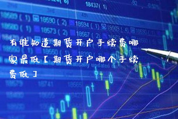 有谁知道期货开户手续费哪家最低【期货开户哪个手续费低】_https://www.gnhpgy.com_纳指期货_第1张