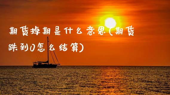 期货掉期是什么意思(期货跌到0怎么结算)_https://www.gnhpgy.com_德指期货_第1张