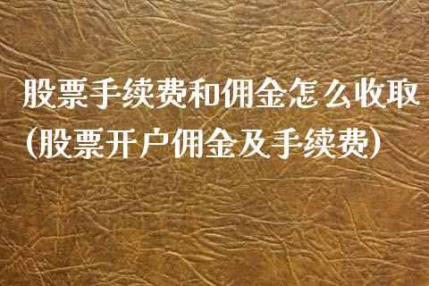 股票手续费和佣金怎么收取(股票开户佣金及手续费)_期货百科_第1张_公牛期货直播室 股票手续费和佣金怎么收取(股票开户佣金及手续费)_https://www.gnhpgy.com_期货百科_第1张