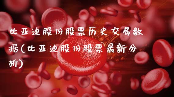 比亚迪股份股票历史交易数据(比亚迪股份股票最新分析)_https://www.gnhpgy.com_黄金期货_第1张