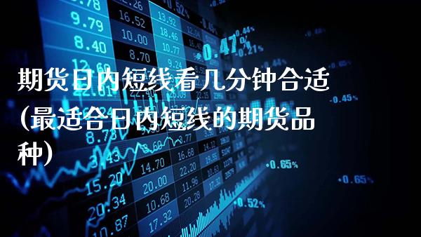 期货日内短线看几分钟合适(最适合日内短线的期货品种)_https://www.gnhpgy.com_期货知识_第1张