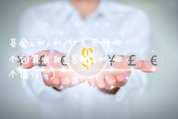 基金a和b和c什么区别哪个划算长期(基金a和c哪个值得买)_https://www.gnhpgy.com_期货百科_第1张