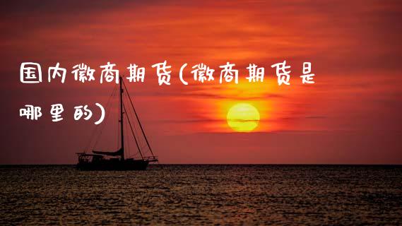 国内徽商期货(徽商期货是哪里的)_https://www.gnhpgy.com_期货知识_第1张