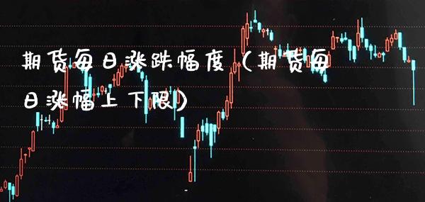期货每日涨跌幅度（期货每日涨幅上下限）_https://www.gnhpgy.com_股指期货_第1张