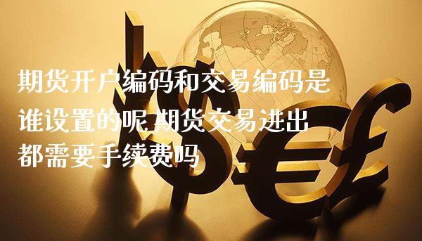 期货开户编码和交易编码是谁设置的呢 期货交易进出都需要手续费吗_https://www.gnhpgy.com_恒指期货_第1张