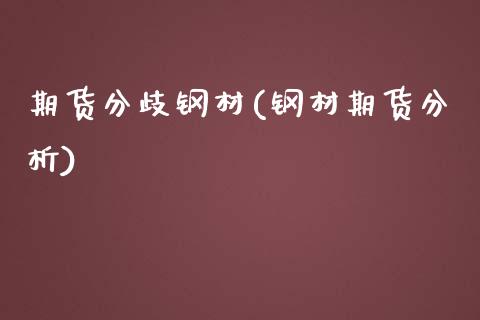 期货分歧钢材(钢材期货分析)_https://www.gnhpgy.com_恒指期货_第1张