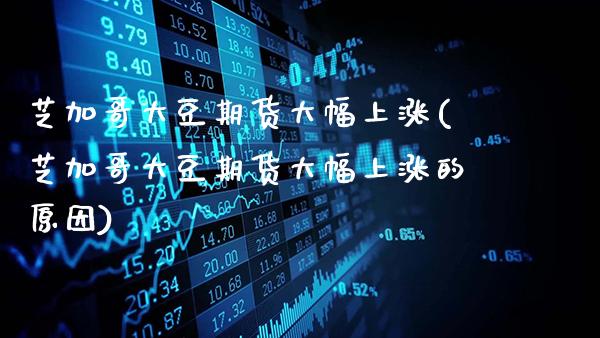 芝加哥大豆期货大幅上涨(芝加哥大豆期货大幅上涨的原因)_https://www.gnhpgy.com_纳指期货_第1张