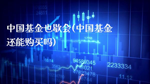 中国基金也歇会(中国基金还能购买吗)_期货知识_第1张_公牛期货直播室 中国基金也歇会(中国基金还能购买吗)_https://www.gnhpgy.com_期货知识_第1张