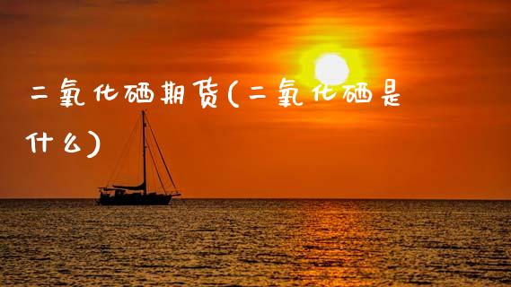 二氧化硒期货(二氧化硒是什么)_https://www.gnhpgy.com_纳指期货_第1张
