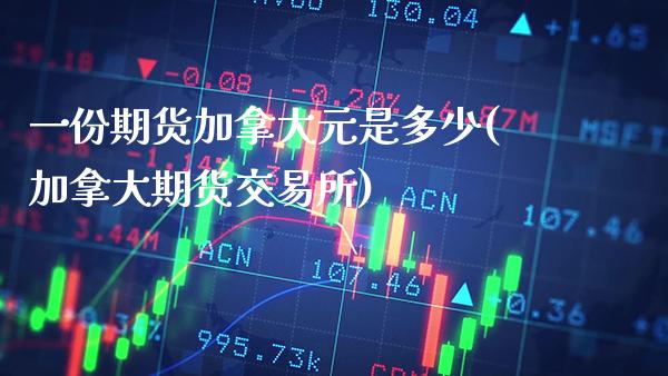 一份期货加拿大元是多少(加拿大期货交易所)_https://www.gnhpgy.com_恒指期货_第1张