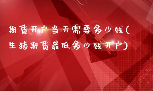 期货开户当天需要多少钱(生猪期货最低多少钱开户)_https://www.gnhpgy.com_黄金期货_第1张