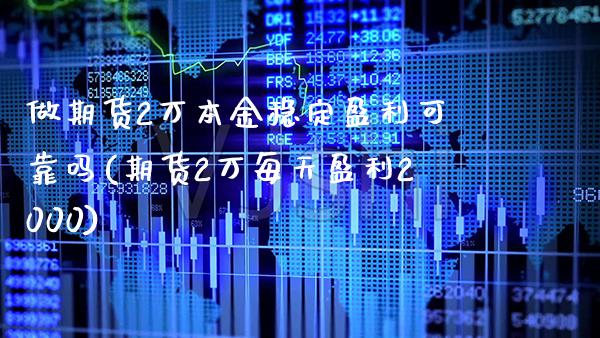 做期货2万本金稳定盈利可靠吗(期货2万每天盈利2000)_https://www.gnhpgy.com_期货知识_第1张