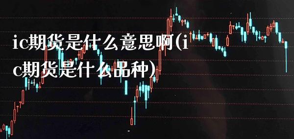 ic期货是什么意思啊(ic期货是什么品种)_https://www.gnhpgy.com_德指期货_第1张