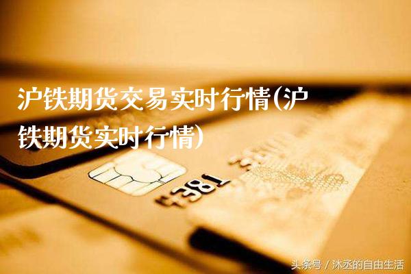 沪铁期货交易实时行情(沪铁期货实时行情)_https://www.gnhpgy.com_原油期货_第1张