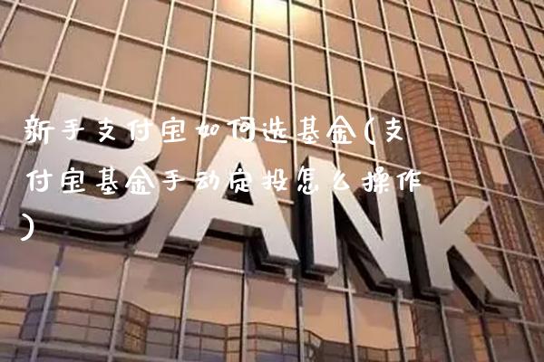 新手支付宝如何选基金(支付宝基金手动定投怎么操作)_https://www.gnhpgy.com_黄金期货_第1张