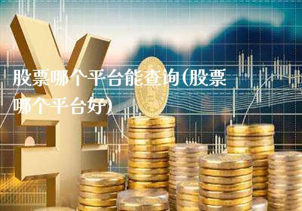 股票哪个平台能查询(股票哪个平台好)_https://www.gnhpgy.com_股指期货_第1张