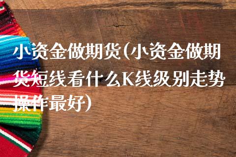 小资金做期货(小资金做期货短线看什么K线级别走势操作最好)_https://www.gnhpgy.com_期货知识_第1张