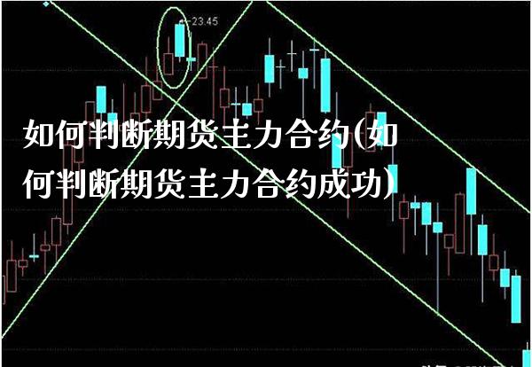 如何判断期货主力合约(如何判断期货主力合约成功)_https://www.gnhpgy.com_股指期货_第1张