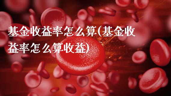 基金收益率怎么算(基金收益率怎么算收益)_https://www.gnhpgy.com_期货知识_第1张