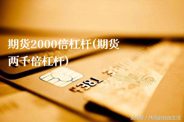 期货2000倍杠杆(期货两千倍杠杆)_https://www.gnhpgy.com_黄金期货_第1张