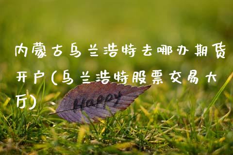 内蒙古乌兰浩特去哪办期货开户(乌兰浩特股票交易大厅)_https://www.gnhpgy.com_黄金期货_第1张