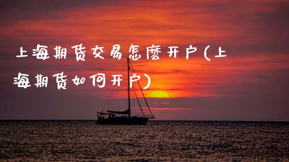 上海期货交易怎麽开户(上海期货如何开户)_https://www.gnhpgy.com_原油期货_第1张