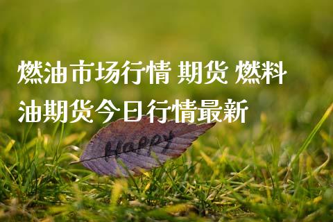 燃油市场行情 期货 燃料油期货今日行情最新_https://www.gnhpgy.com_股指期货_第1张